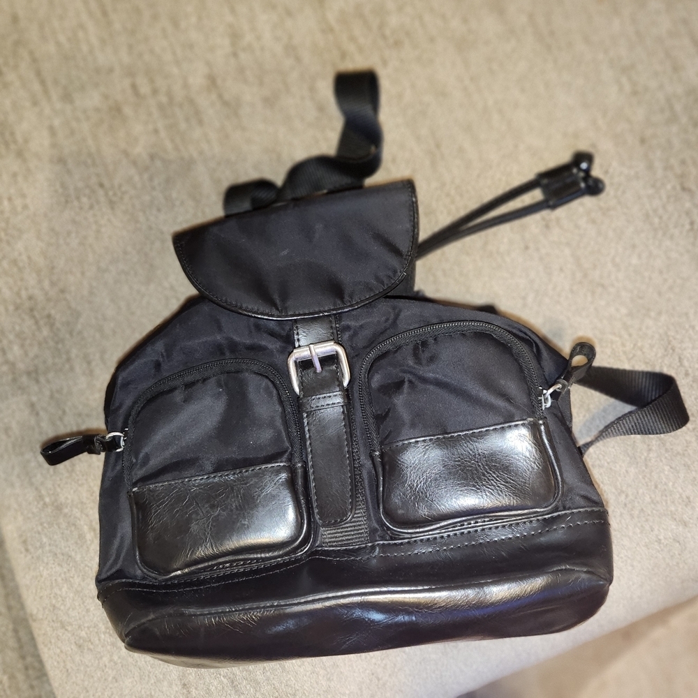 Women's Black Backpack Purse